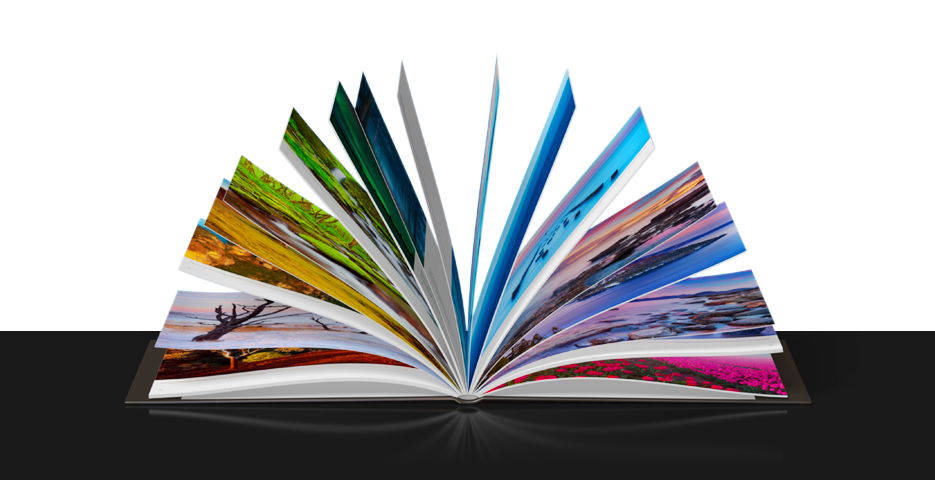Book open: multiple pages